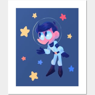 Space Boy Posters and Art